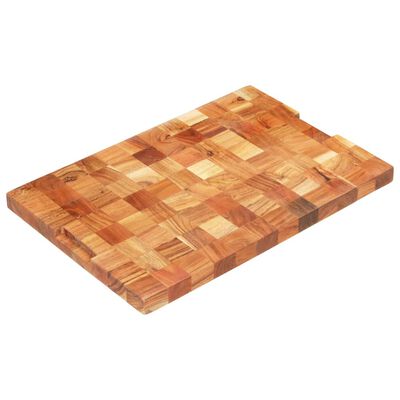 vidaXL Chopping Board 60x40x3.8 cm Solid Acacia Wood