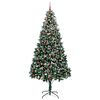 vidaXL Artificial Christmas Tree with 300 LEDs with Stand Green 240 cm