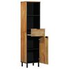 vidaXL Bathroom Cabinet Brown 38x33x160 cm Solid Wood Mango