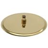 vidaXL Rain Shower Head Stainless Steel 30 cm Round Gold