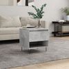 vidaXL Coffee Table Concrete Grey 50x46x50 cm Engineered Wood