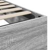 vidaXL Ottoman Bed Frame Grey Sonoma 203 x 180 x 25 cm Engineered Wood