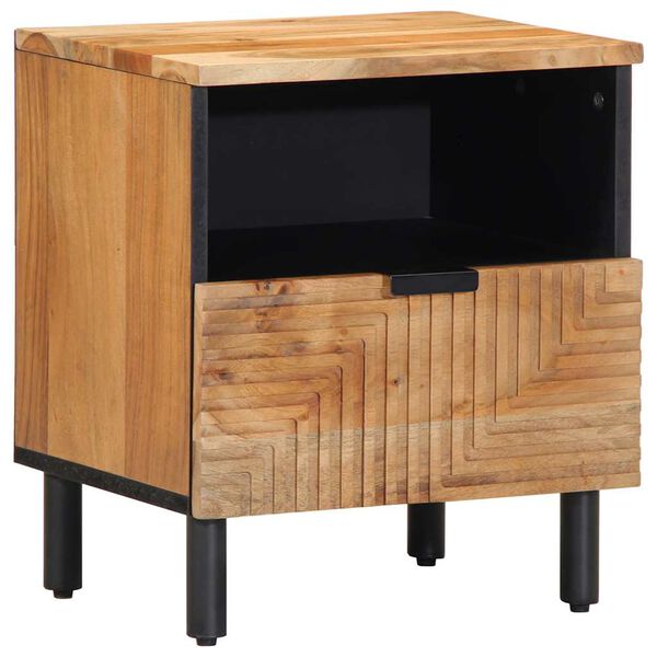 vidaXL Bedside Cabinet 40x33x46 cm Solid Wood Acacia