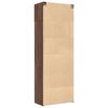 vidaXL Storage Cabinet Brown Oak 80x42.5x225 cm Engineered Wood