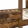vidaXL Bunk Bed for Kids Smoked Oak 100 x 190 cm Engineered Wood