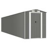 vidaXL Garden Shed Light Grey 192x938x223 cm Galvanised Steel
