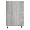 vidaXL Bedside Cabinet Grey Sonoma 40x40x66 cm Engineered Wood
