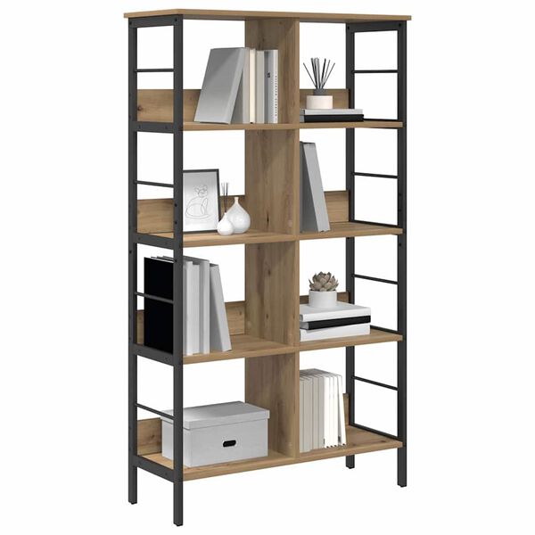 vidaXL Bookshelf Artisan Oak 82 x 32 x 144.5 cm Engineered Wood