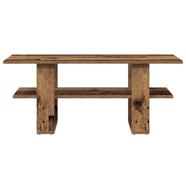 vidaXL Coffee Table Old Wood 102x55x42 cm Engineered Wood