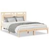 vidaXL Extra Long Bed Frame without Mattress&nbsp;160x210 cm Solid Wood