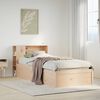 vidaXL Bed Frame without Mattress 90x190 cm Single Solid Wood Pine