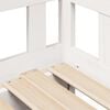 vidaXL Daybed with Trundle and Drawers without Mattress White 90x190 cm Single