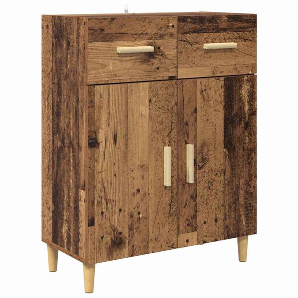 vidaXL Sideboard Old wood 34 x 69.5 x 89 cm Engineered wood