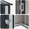 vidaXL Garden Sheds Anthracite 203.5 x 73 x 200 cm Metal