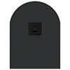 vidaXL Wall Mirror Black 60x25 cm Oval