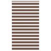 vidaXL Zebra Blind Brown 120x230 cm Fabric Width 115.9 cm Polyester