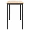 vidaXL Table Natural 100 x 50 x 77 cm Engineered Wood and Steel
