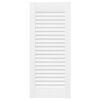 vidaXL Cabinet Doors Louvred Design 4 pcs White 61.5x29.5 cm