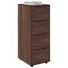 vidaXL Storage Cabinet Brown Oak 40 x 48 x 105 cm Engineered Wood