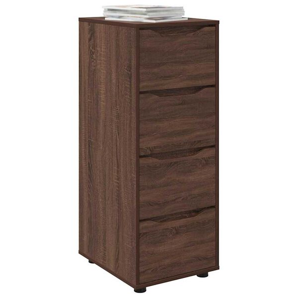 vidaXL Storage Cabinet Brown Oak 40 x 48 x 105 cm Engineered Wood
