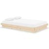 vidaXL Bed Frame without Mattress Solid Wood Small Double