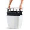 LECHUZA Planter QUADRO LS 28 ALL-IN-ONE High-Gloss White 16140