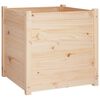 vidaXL Garden Planters 2 pcs 60x60x60 cm Solid Pinewood