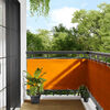 vidaXL Balcony Screen Orange 75x800 cm 100% Polyester Oxford
