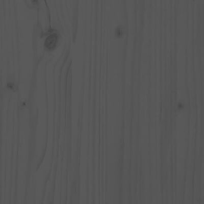 vidaXL Radiator Cover Grey 79.5x19x84 cm Solid Wood Pine