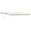 vidaXL Electric Retractable Awning Cream and Anthracite 4.5 x 3 m