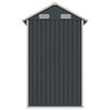 vidaXL Garden Shed Anthracite 192x152.5x237 cm Galvanised Steel