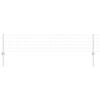 vidaXL Euro Fence with Post 50 x 0.4 m Galvanised Steel Silver Mesh