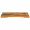 vidaXL Desk Top with Curve 90x50x2.5 cm Solid Wood Rough Mango