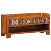 vidaXL Shoe Bench Honey Brown 100 x 35 x 45 cm Acacia Solid Wood