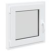 Basement Window Manual RISOR White 50 x 50 cm PVC and Glass