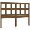 vidaXL Bed Headboard Honey Brown 125.5x4x100 cm Solid Wood Pine