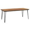 vidaXL Garden Table with Hairpin Legs 200x90x75 cm Solid Wood Acacia