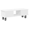 vidaXL TV Stand White 100 x 35 x 35 cm Engineered Wood