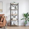 vidaXL Bookshelf Sonoma Oak 56 x 34 x 171 cm Engineered Wood