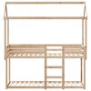 vidaXL Bunk Bed without Mattress 75x190 cm Small Single Solid Wood Pine