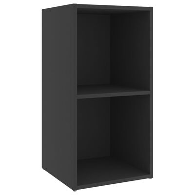 vidaXL TV Cabinets 2 pcs Grey 72x35x36.5 cm Engineered Wood