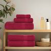 vidaXL Towels "FROGN" 10 pcs Bordeaux 100x200 cm 360 gsm