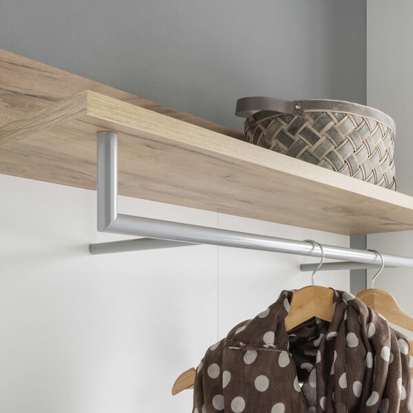 Germania Coat Rack Panel Topix 96x29x147 cm White and Oak