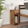 vidaXL Bedside Cabinet with Drawer Old Wood 20x36x60 cm