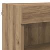 vidaXL TV Wall Units with LED 6 pcs Artisan Oak Engineered Wood
