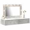 vidaXL Dressing Table Grey 100 x 40 x 70 cm Engineered Wood