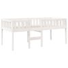 vidaXL Children's Bed without Mattress White 90x200 cm Solid Wood Pine