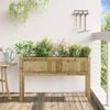 vidaXL Garden Planter with Legs 110x31x70 cm Impregnated Wood Pine