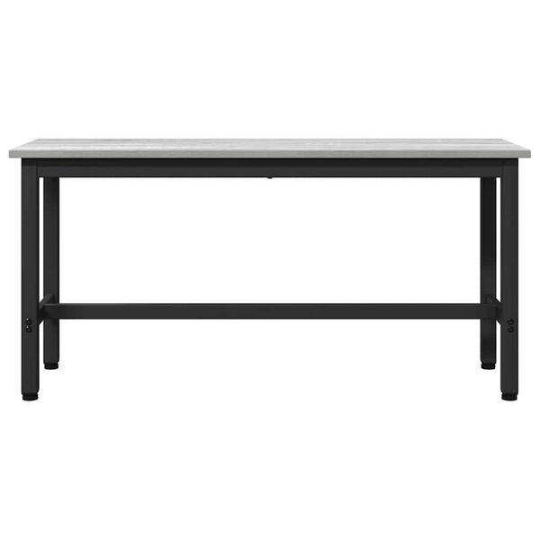 vidaXL Dining Bench Grey Sonoma 100 x 32.5 x 48.5 cm