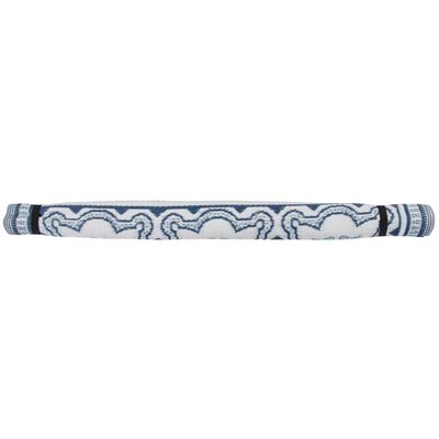 Esschert Design Outdoor Rug 151.5 cm Blue and White OC23